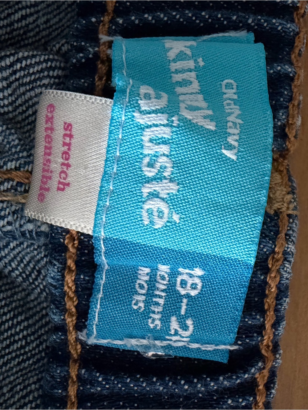 Old Navy Dark Blue Skinny Jeans for Girls Size 18-24M - Picture 5 of 6